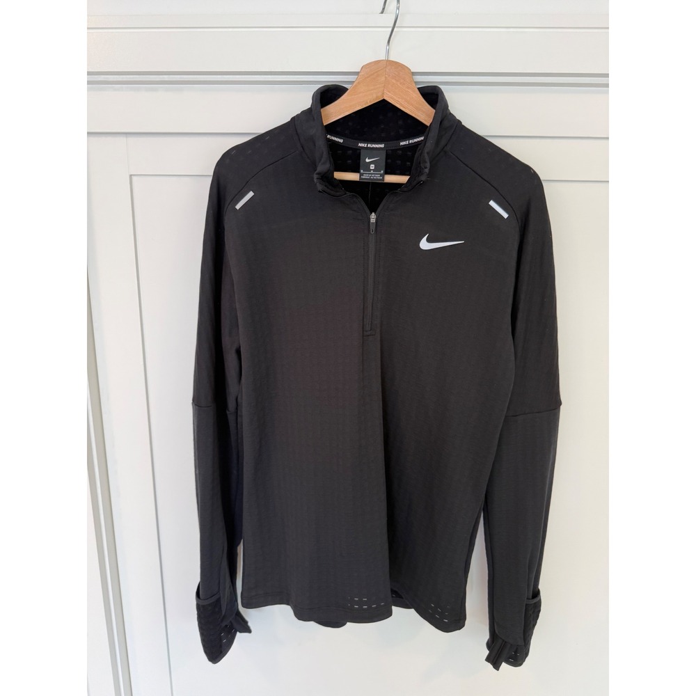 Nike Therma Sphere Element 3.0 Mens M Black Running 1/2 Zip DM1171-010